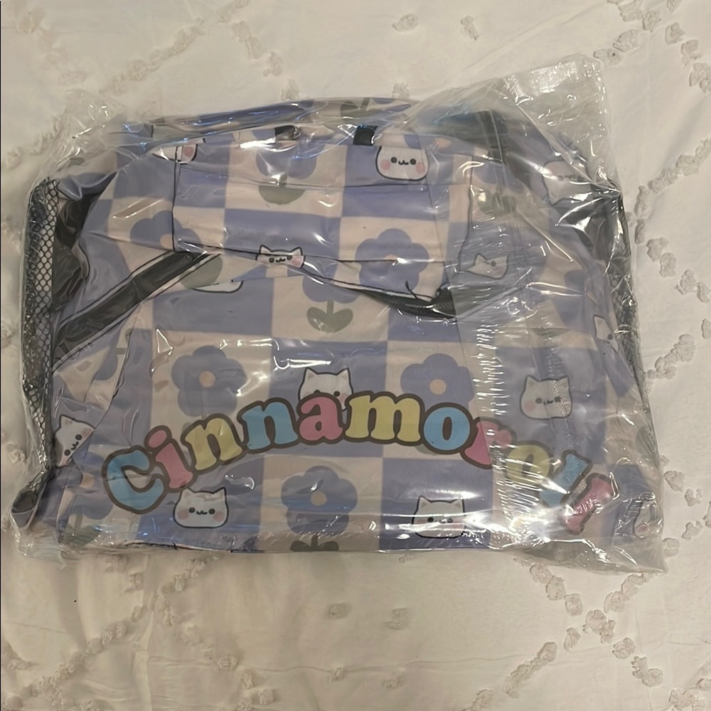Cinnamoroll checkered Backpack new